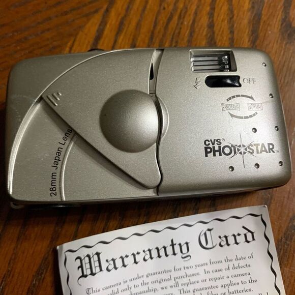 Vintage Sealed 1999 CVS 28mm Point And Shoot Camera Japan Lens - Picture 2 of 6